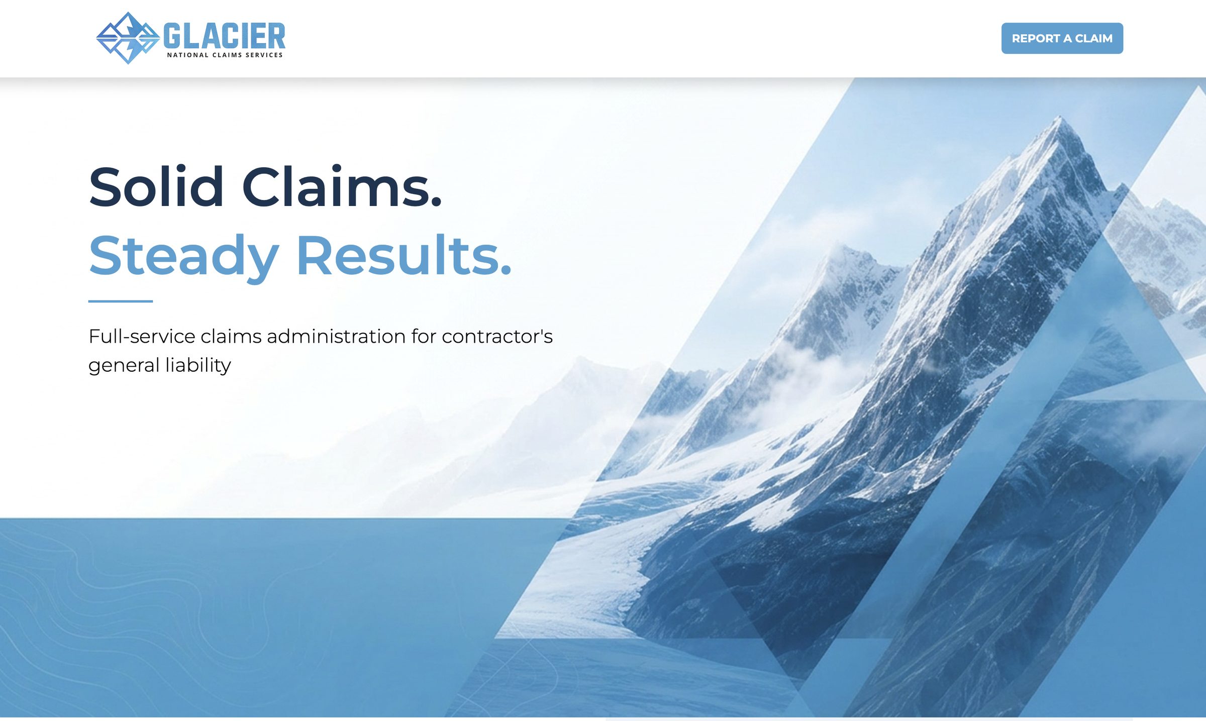 Glacier National Claims Services website